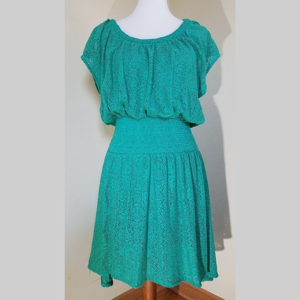 Anthropologie Smocked Mini Dress (Leifnotes)